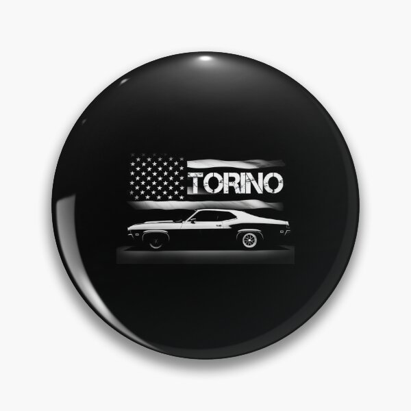 Item preview, Torino Patriotic American Flag Classic Muscle Car designed and sold by TheArtOfCar.