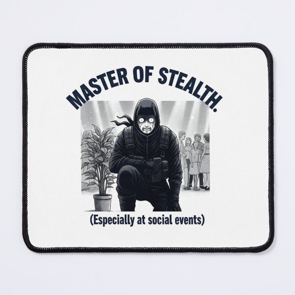 Item preview, Introvert Ninja Meme – Funny Social Anxiety Anime Style Design designed and sold by Good Vibes .