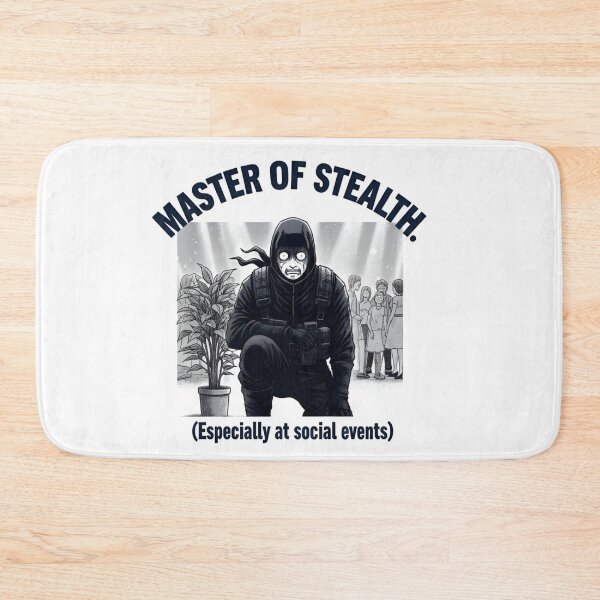 Item preview, Introvert Ninja Meme – Funny Social Anxiety Anime Style Design designed and sold by Good Vibes .