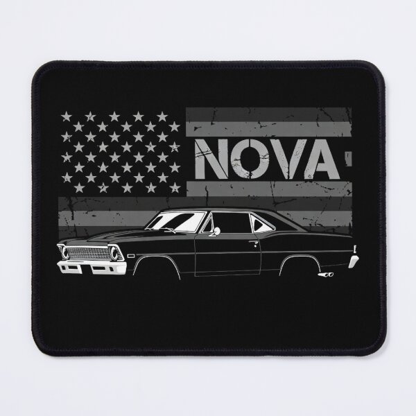 Item preview, 1967 Nova Patriotic American Flag Muscle Car Graphic Tee designed and sold by TheArtOfCar.