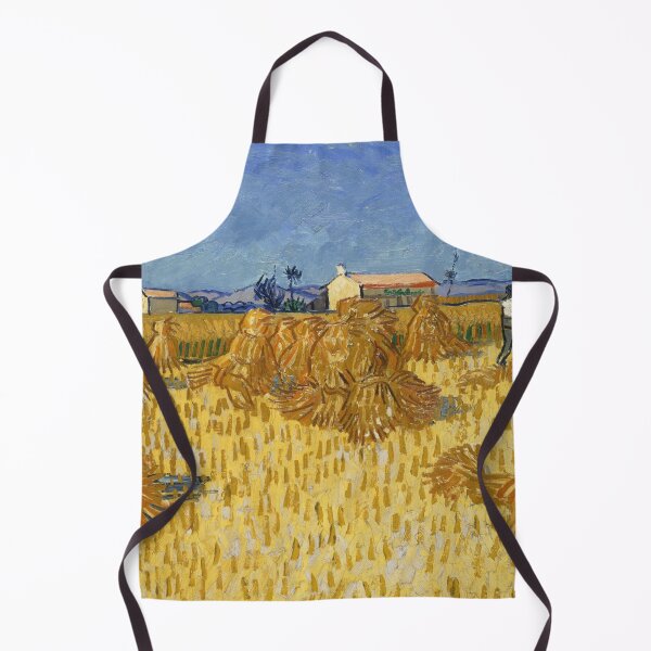 Item preview, Corn Harvest in Provence by Vincent van Gogh: Sunlit Post Impressionist Poster designed and sold by artofuniverse.