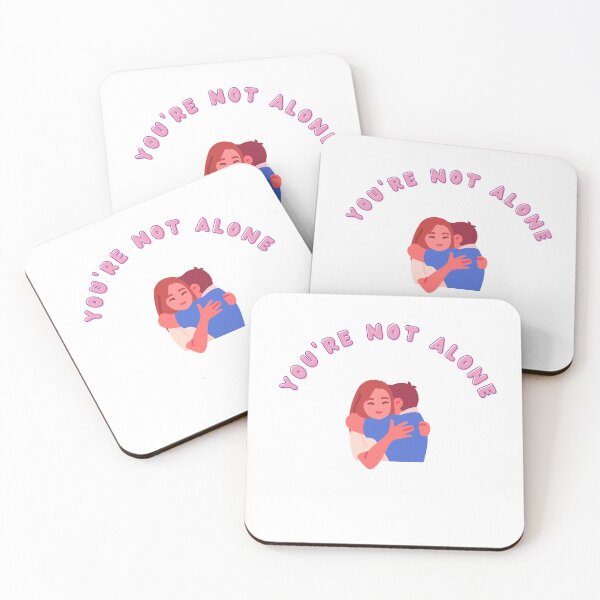 Item preview, You Are Not Alone – Emotional Support Hug Mental Health Design designed and sold by gluxdesing.