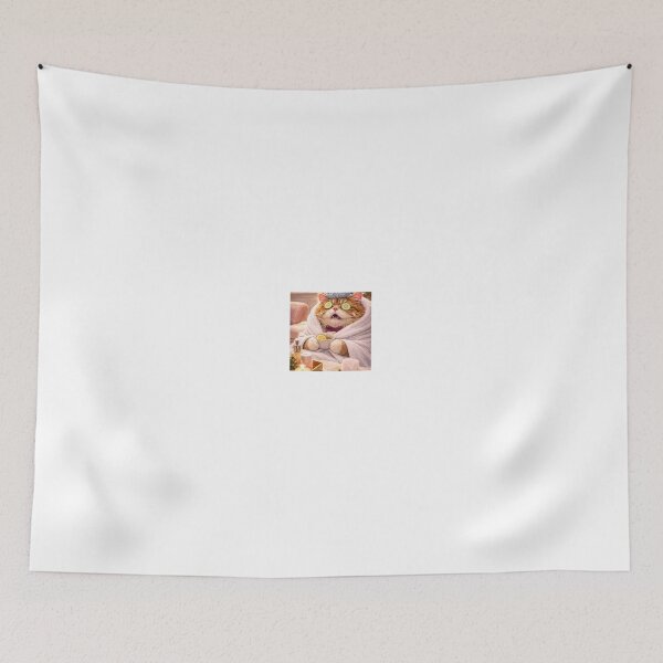 Item preview, Luxury Spa Cat Waxing Experience Funny Cat Art designed and sold by LovelyCatGalaxy.