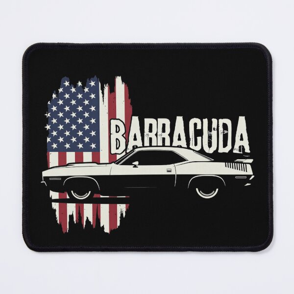 Item preview, Barracuda Patriotic American Flag Mopar Muscle Car designed and sold by TheArtOfCar.