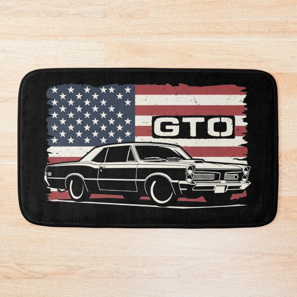 Item preview, 1965 GTO Patriotic American Flag Muscle Car Graphic Tee designed and sold by TheArtOfCar.