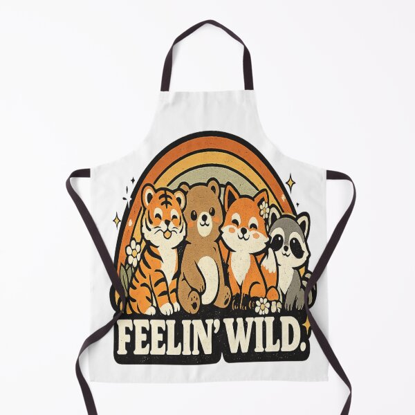 Artikelvorschau, Retro Cute Animals Rainbow Vintage Style entworfen und verkauft von Wolf Creator.
