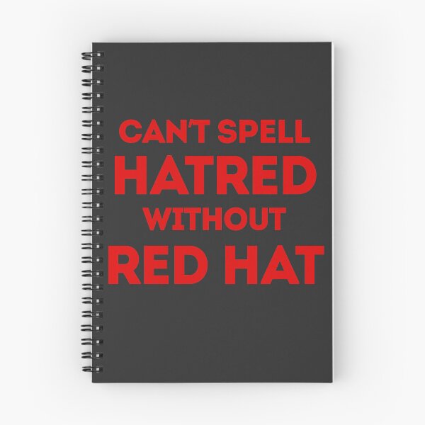 Item preview, Can't spell HATRED without RED HAT designed and sold by EvergreenRevolt.