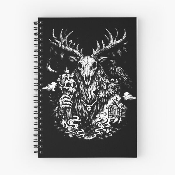 Item preview, Leshy Deer Skull – Creepy Cute Gothic Forest Spirit designed and sold by EmesWorks.