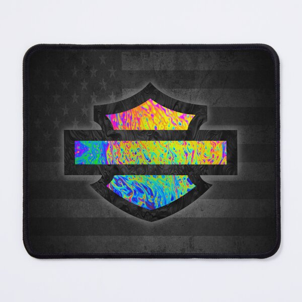 Item preview, Psychedelic Biker Flag – Neon Color Rush Motorcycle Design designed and sold by artistwill.