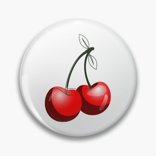 Item preview, Cute Cherry Illustration | Aesthetic Red Fruit Design designed and sold by sabahn.