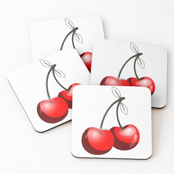 Item preview, Cute Cherry Illustration | Aesthetic Red Fruit Design designed and sold by sabahn.