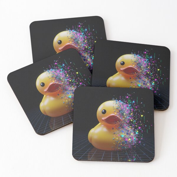 Item preview, Digital Deconstruction: The Glitch Duck designed and sold by DuckOddity.