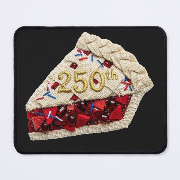Item preview, USA 250th Anniversary Patriotic Cherry Pie Faux Quilted Patchwork designed and sold by honkglobin.
