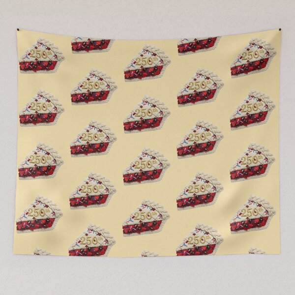 Item preview, USA 250th Anniversary Patriotic Cherry Pie Faux Quilted Patchwork designed and sold by honkglobin.