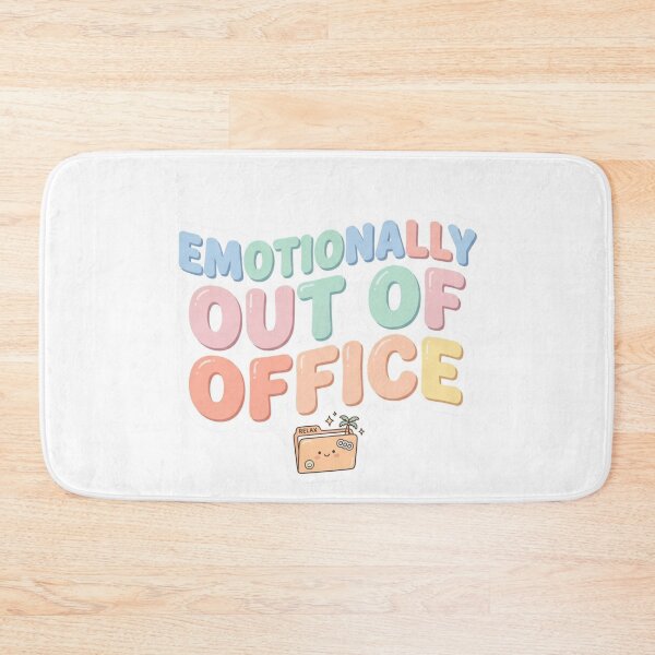 Item preview, Emotionally Out Of Office Funny Relatable Sticker designed and sold by CutePlix.