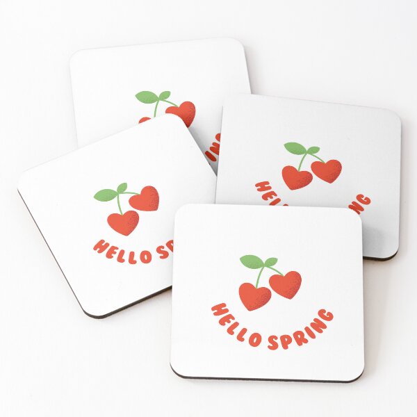 Item preview, Hello Spring – Cute Cherry Aesthetic Design designed and sold by gluxdesing.