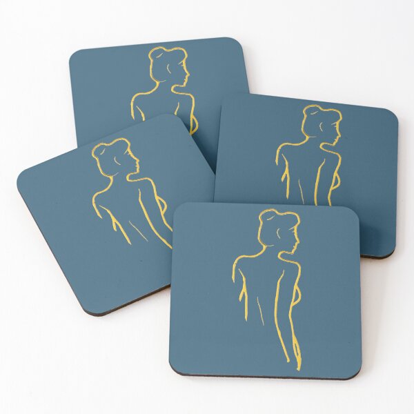 Item preview, Woman Silhouette Gold designed and sold by HA-Design-Kunst.