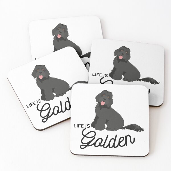 Item preview, Goldendoodle Cute Art Design Life Is Golden designed and sold by PeriwinkleStone.