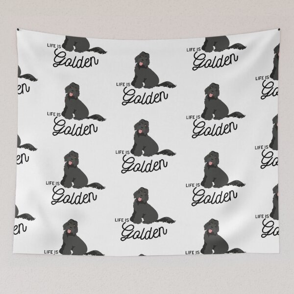 Item preview, Goldendoodle Cute Art Design Life Is Golden designed and sold by PeriwinkleStone.