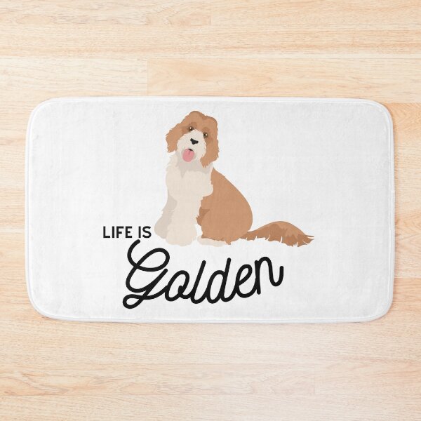 Item preview, Goldendoodle Cute Art Design Life Is Golden designed and sold by PeriwinkleStone.