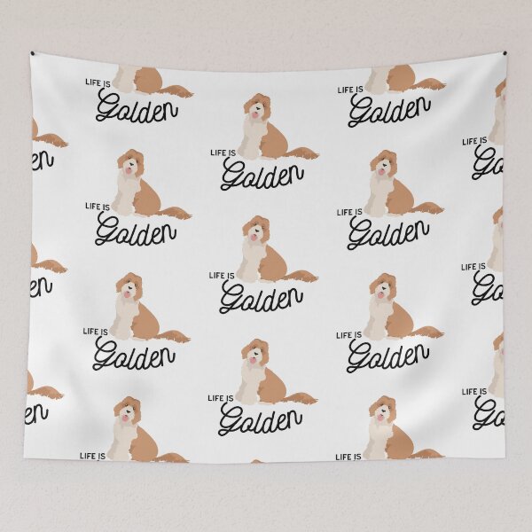 Item preview, Goldendoodle Cute Art Design Life Is Golden designed and sold by PeriwinkleStone.