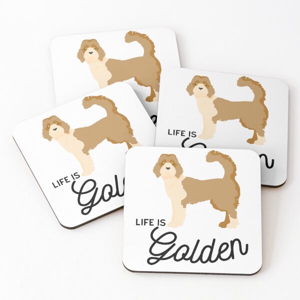 Item preview, Goldendoodle Cute Art Design Life Is Golden designed and sold by PeriwinkleStone.