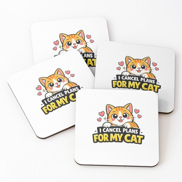 Item preview, I Cancel Plans for My Cat Funny Cat Lover Design designed and sold by StyleLap.