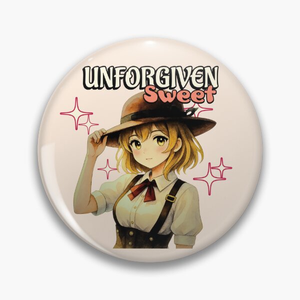 Item preview, Unforgiven Sweet: Anime Girl Watercolor Aesthetic - Sun Hat Design designed and sold by PriyaMagic.