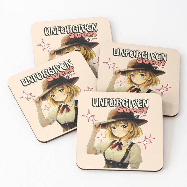 Item preview, Unforgiven Sweet: Anime Girl Watercolor Aesthetic - Sun Hat Design designed and sold by PriyaMagic.
