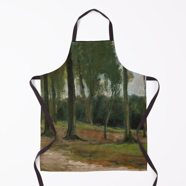 Item preview, Edge of a Wood by Vincent van Gogh: Woodland Path Fine Art Print designed and sold by artofuniverse.