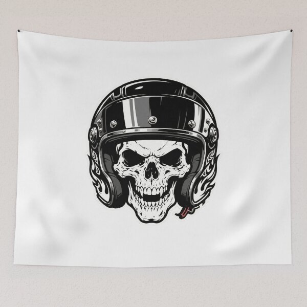 Item preview, Skull Helmet Tactical Streetwear Design designed and sold by Core Prints.