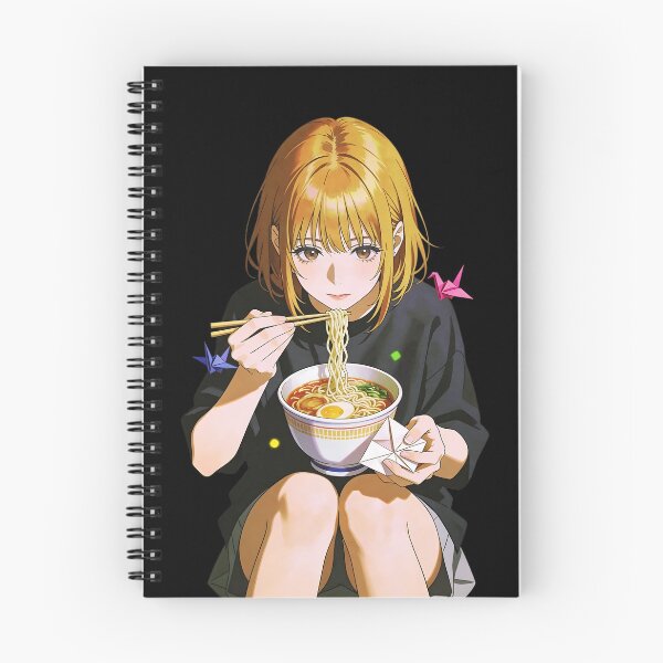 Item preview, Anime Ramen Girl with Origami Aesthetic designed and sold by MythicCotton.