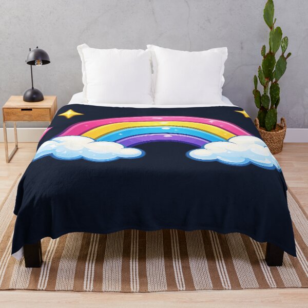 Item preview, Cute Rainbow Clouds Cartoon Bright Colourful Design designed and sold by ArtComixHaven.