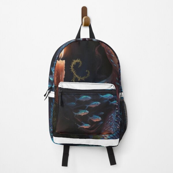 Item preview, Fish Form Mermaid Dark Ocean Fantasy Portrait designed and sold by Mirgonhood.
