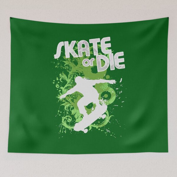 Item preview, Skate or Die – Trendy Urban Design green Version designed and sold by Pics'Elle Creations.