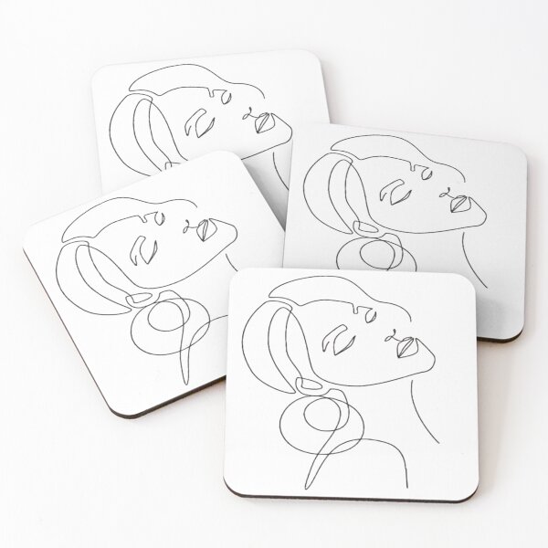 Item preview, Minimalist Female Form One Line Art designed and sold by Magicalpallette.