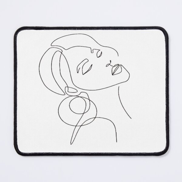 Item preview, Minimalist Female Form One Line Art designed and sold by Magicalpallette.