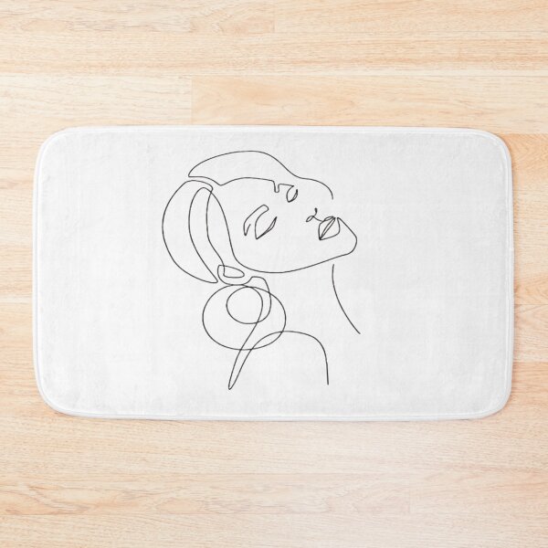 Item preview, Minimalist Female Form One Line Art designed and sold by Magicalpallette.