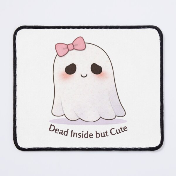 Item preview, Dead Inside but Cute Ghost | Kawaii Aesthetic | Relatable Dark Humor Design designed and sold by The Mood Index.
