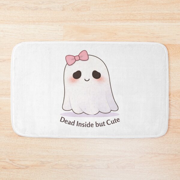 Item preview, Dead Inside but Cute Ghost | Kawaii Aesthetic | Relatable Dark Humor Design designed and sold by The Mood Index.