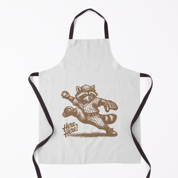 Item preview, Funny Catcher Raccoon Say "Here, Here" | Baseball  Catcher Vintage designed and sold by Jokerstyle.