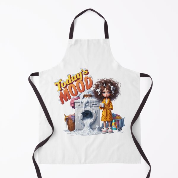 Item preview, Today's Mood: Overwhelmed Mess Laundry Day Chaos Girl with Coffee designed and sold by LazyScreations.