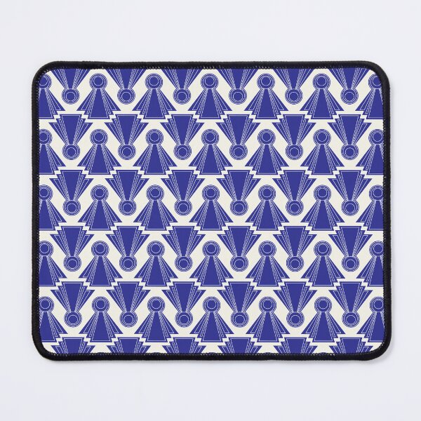 Item preview, Blue and White Art Deco Angels designed and sold by Miller Designs Print & Pattern.