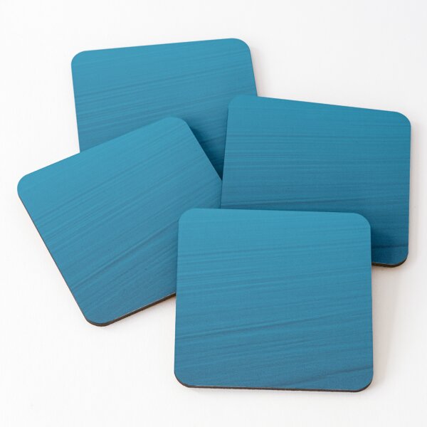 Item preview, Ocean Blue Ripples - Minimalist Teal Horizontal Texture Art designed and sold by Midnight Veil Designs.