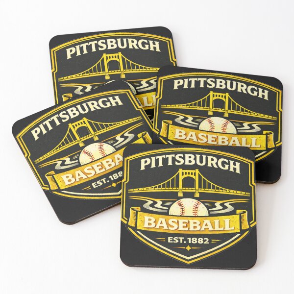 Item preview, Pittsburgh Baseball Vintage Badge Shirt Est 1882 Retro Steel City Design designed and sold by GhostDawgs.