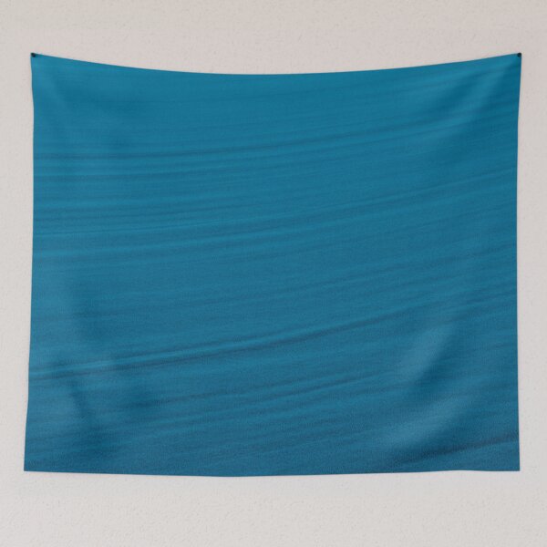 Item preview, Ocean Blue Ripples - Minimalist Teal Horizontal Texture Art designed and sold by Midnight Veil Designs.