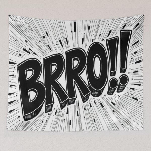 Item preview, BRO!!! in urban black and white designed and sold by RAISC.