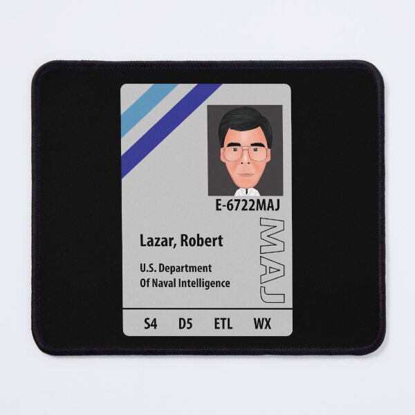 Item preview, Bob Lazar ID designed and sold by stevegraphix.