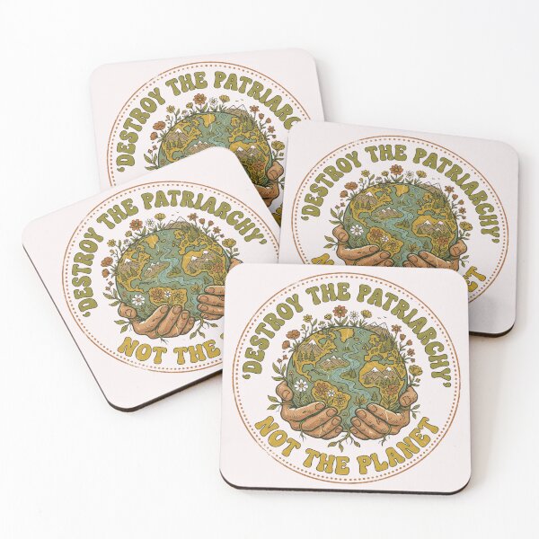 Item preview, Destroy The Patriarchy Not The Planet Retro Eco Feminism designed and sold by Jaroslaw-S.