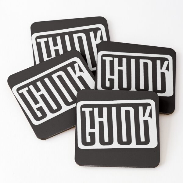 Item preview, Think Good - Optical Illusion Typography designed and sold by By Dana Studio.